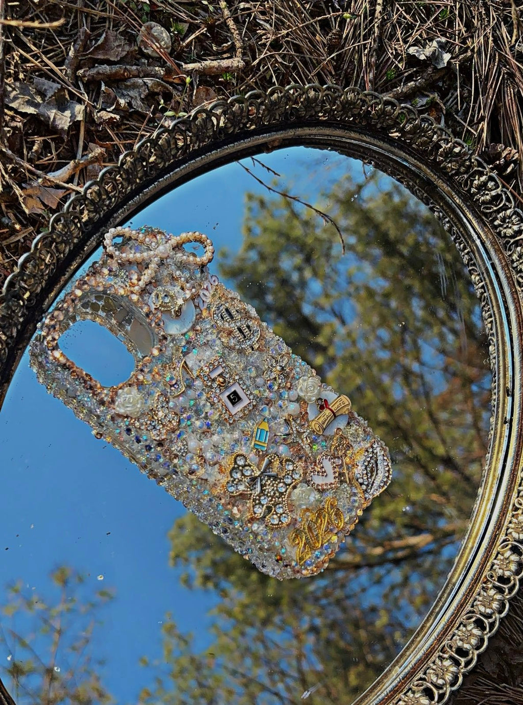 Gold Graduation Junk Phone Case