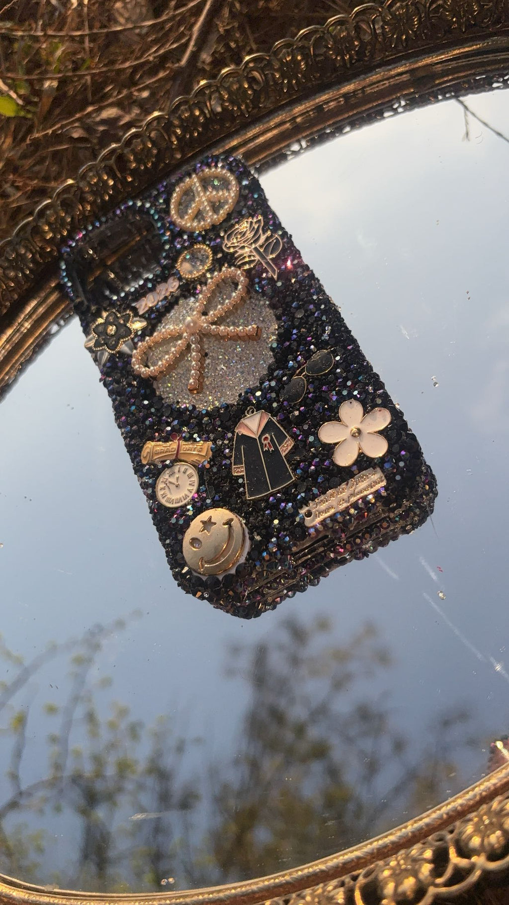Navy Blue Graduation/Prom Junk Phone Case